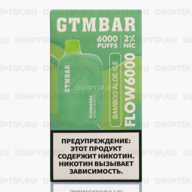 GTM BAR Flow 6000 - Bamboo Aloe Ice GTM BAR Flow 6000 - Bamboo Aloe Ice