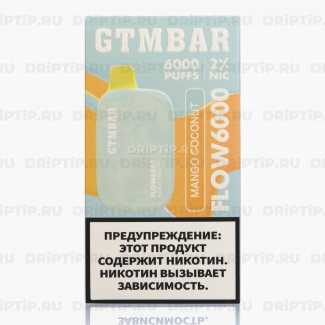 GTM BAR Flow 6000 - Mango Coconut GTM BAR Flow 6000 - Mango Coconut