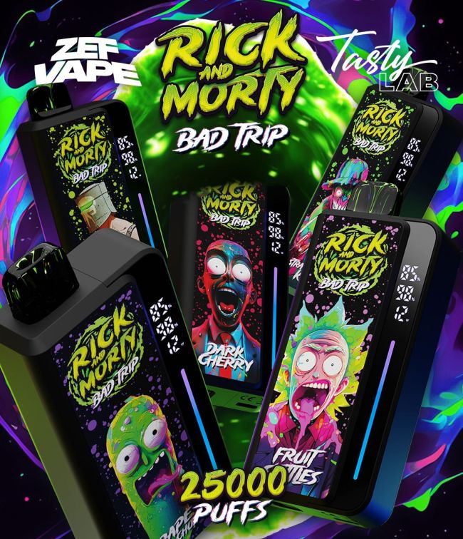 Rick and Morty Bad Trip 25000 - Энергетик Лимон Лайм Rick and Morty Bad Trip 25000 - Энергетик Лимон Лайм