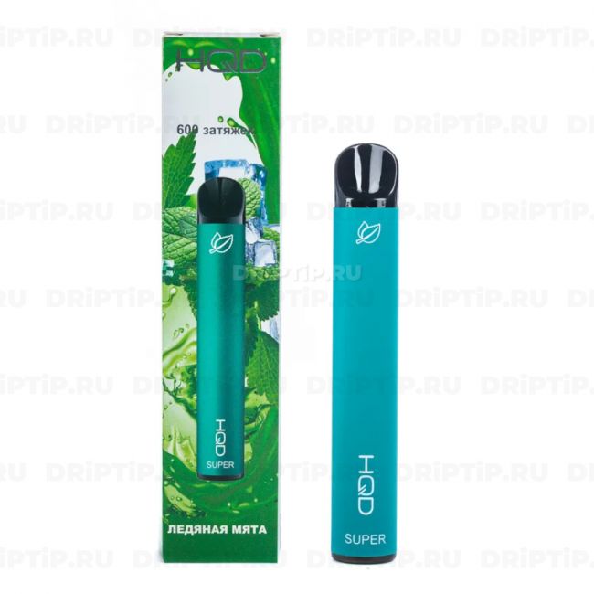 Одноразовая электронная сигарета HQD Super - Ледяная мята