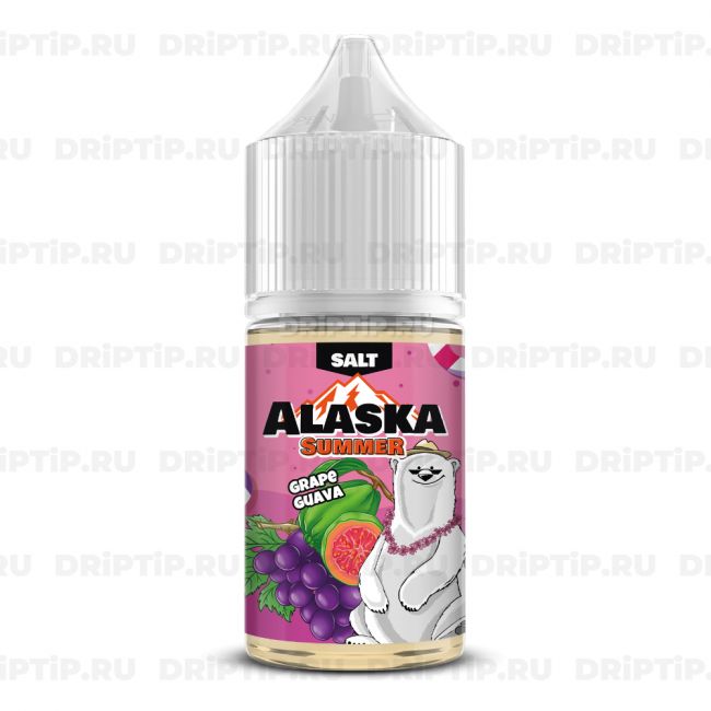 Жидкость Alaska Summer Salt - Grape Guava 