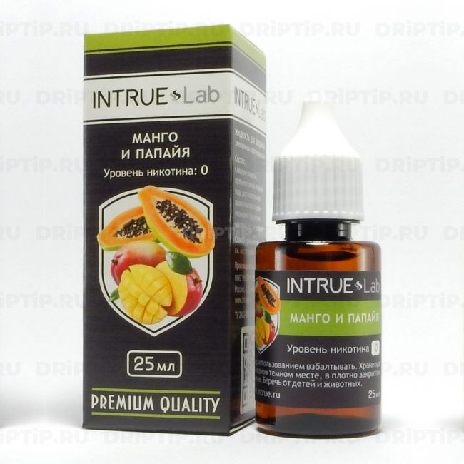 Жидкость Intrue Lab - Манго и папайя Жидкость Intrue Lab - Манго и папайя