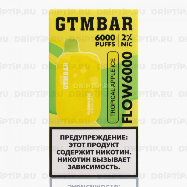 GTM BAR Flow 6000 - Tropical Apple Ice GTM BAR Flow 6000 - Tropical Apple Ice