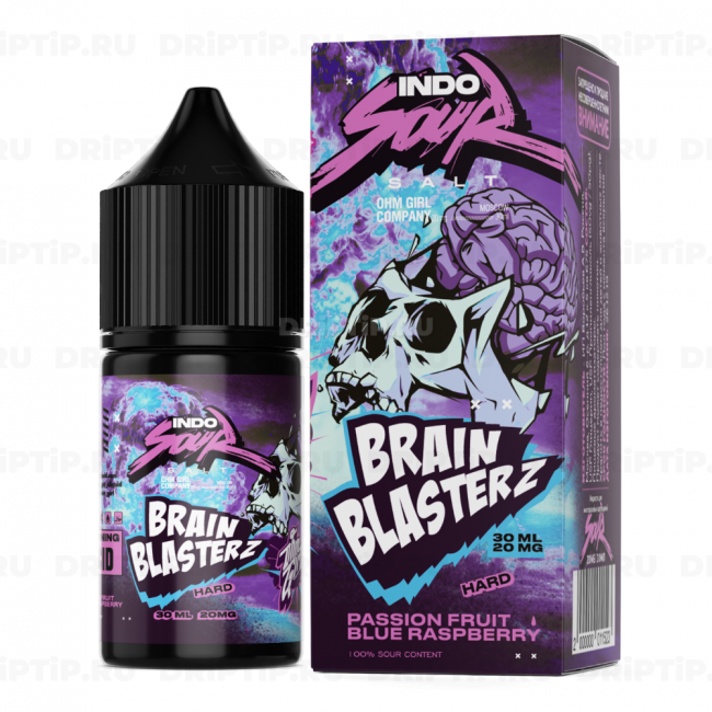 Жидкость Indo Sour Salt - Brain Blasterz Жидкость Indo Sour Salt - Brain Blasterz