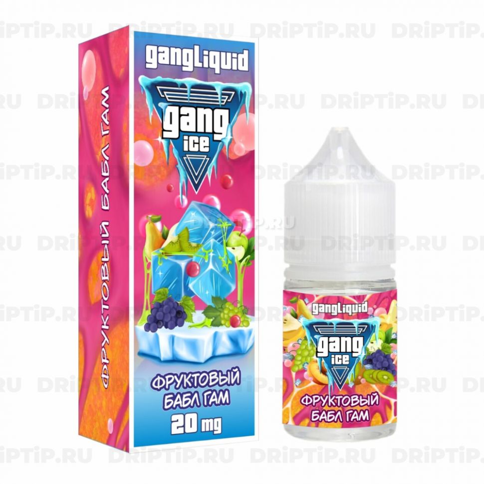 Жидкость Gang Ice Salt - Фруктовый Бабл Гам
