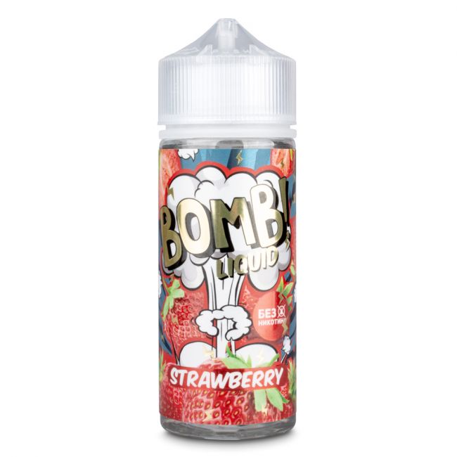  BOMB! Liquid Strawberry 0mg 120ml + никобустер