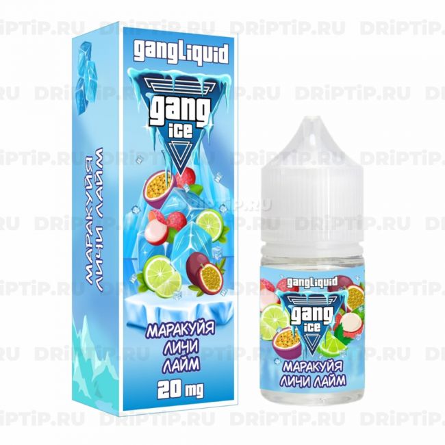 Жидкость Gang Ice Salt - Маракуйя Личи Лайм 