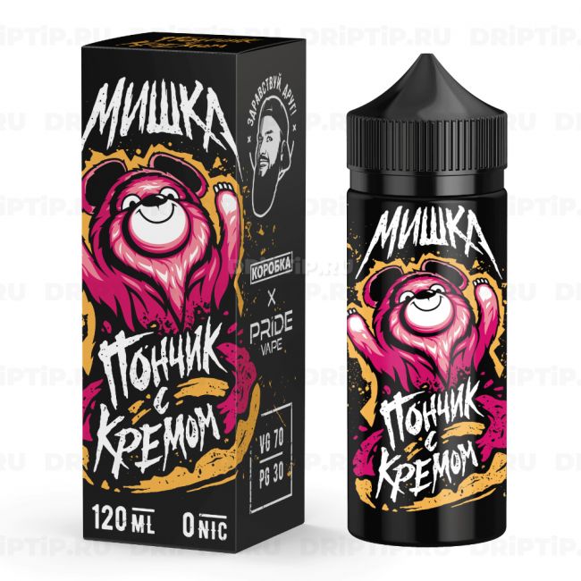 Жидкость Мишка - Пончик с кремом Жидкость Мишка - Пончик с кремом