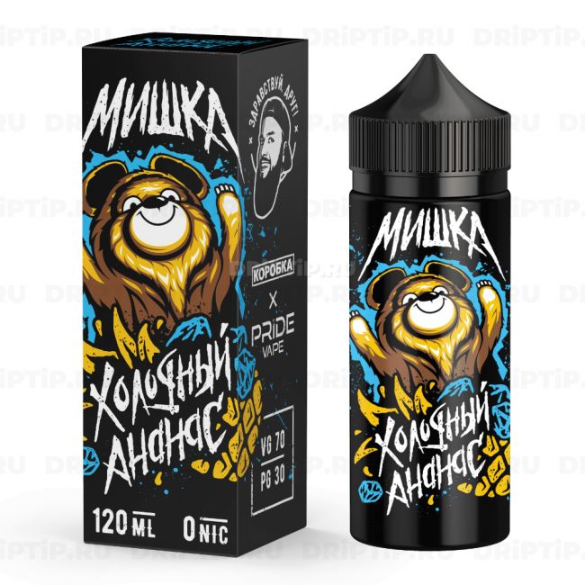 Жидкость Мишка - Холодный ананас Жидкость Мишка - Холодный ананас