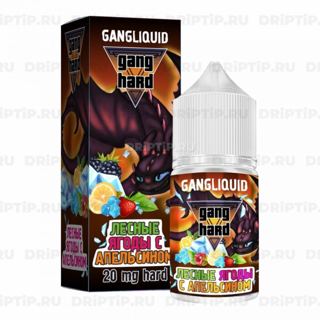Жидкость Gang Hard Salt - Лесные Ягоды С Апельсином 