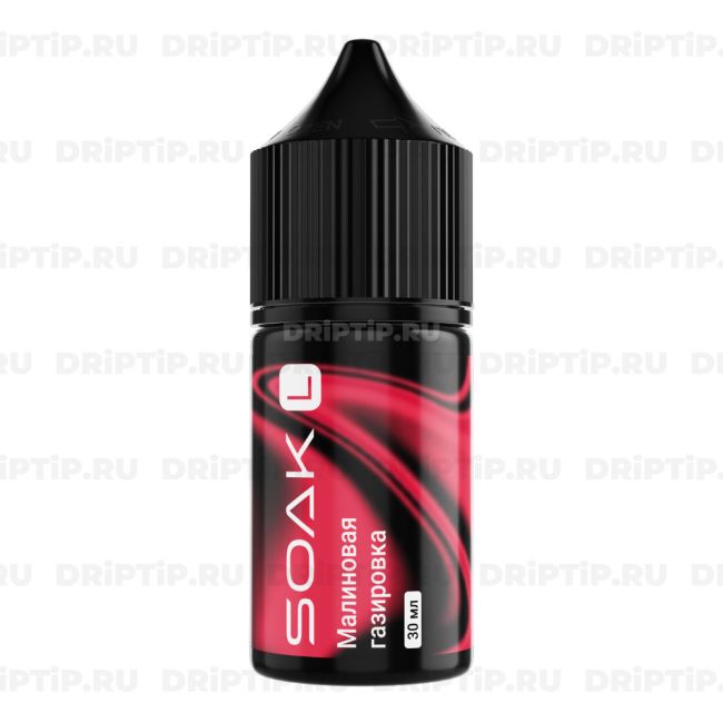Жидкость Soak L Salt - Малиновая Газировка 