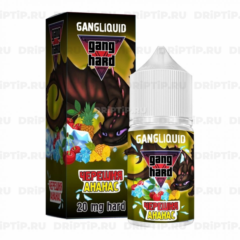 Жидкость Gang Hard Salt - Черешня Ананас