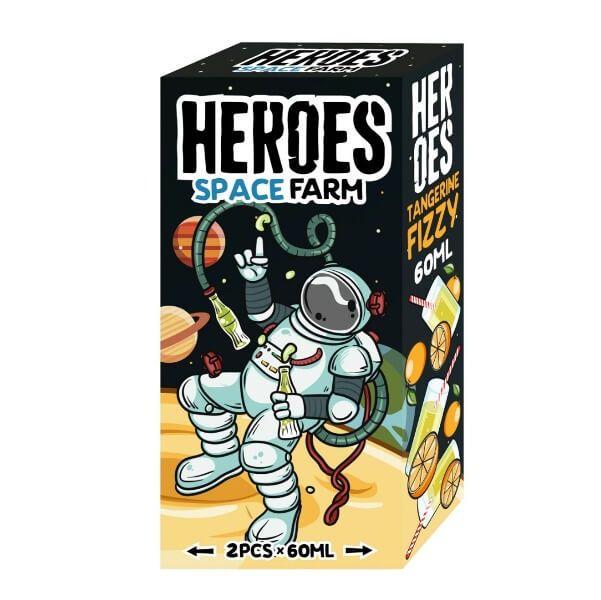 HEROES SpaceFarm Pack 60ml+60ml 3mg HEROES SpaceFarm Pack 60ml+60ml 3mg