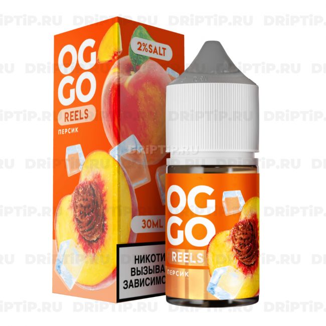Жидкость Oggo Reels Salt - Персик Жидкость Oggo Reels Salt - Персик