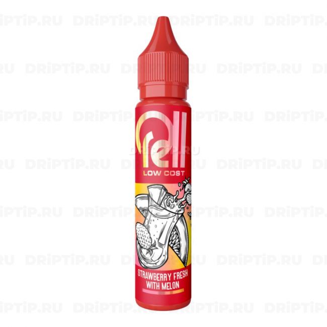 Жидкость Rell Low Cost Salt - Strawberry Fresh With Melon Жидкость Rell Low Cost Salt - Strawberry Fresh With Melon