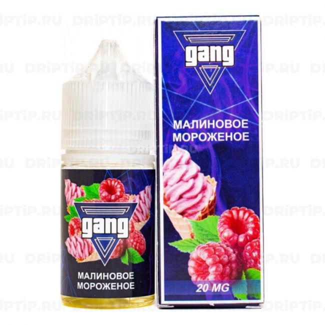 Жидкость Gang Salt - Малиновое Мороженое 