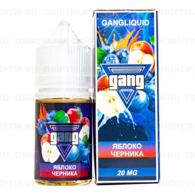 Жидкость Gang Salt - Яблоко Черника 