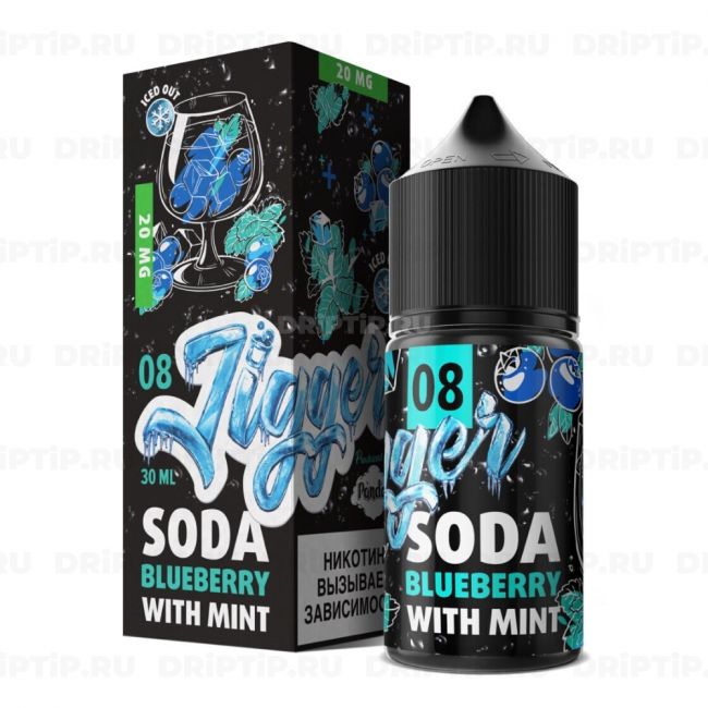 Jigger Salt - Soda Blueberry With Mint