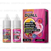 Duall Tandem Salt - Черника Виноград Апельсин и Сахарная Вата Малина