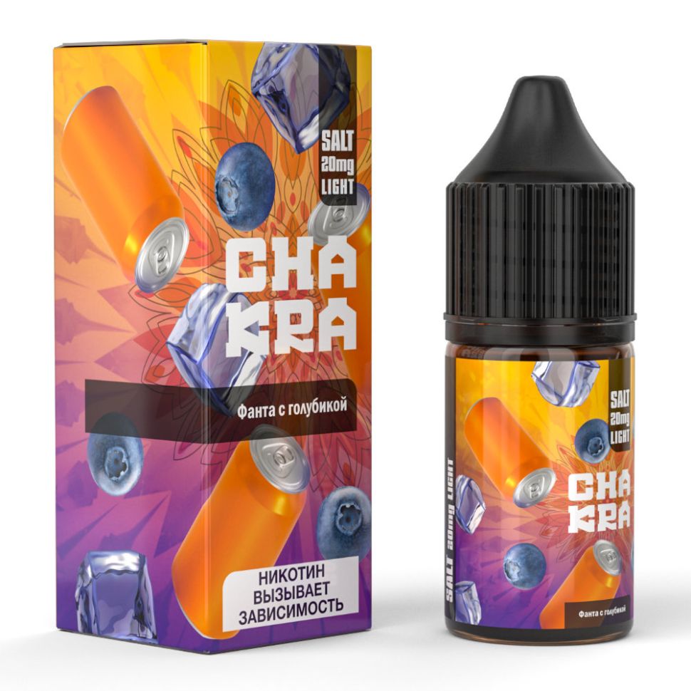 Жидкость Chakra Salt - Фанта с голубикой 