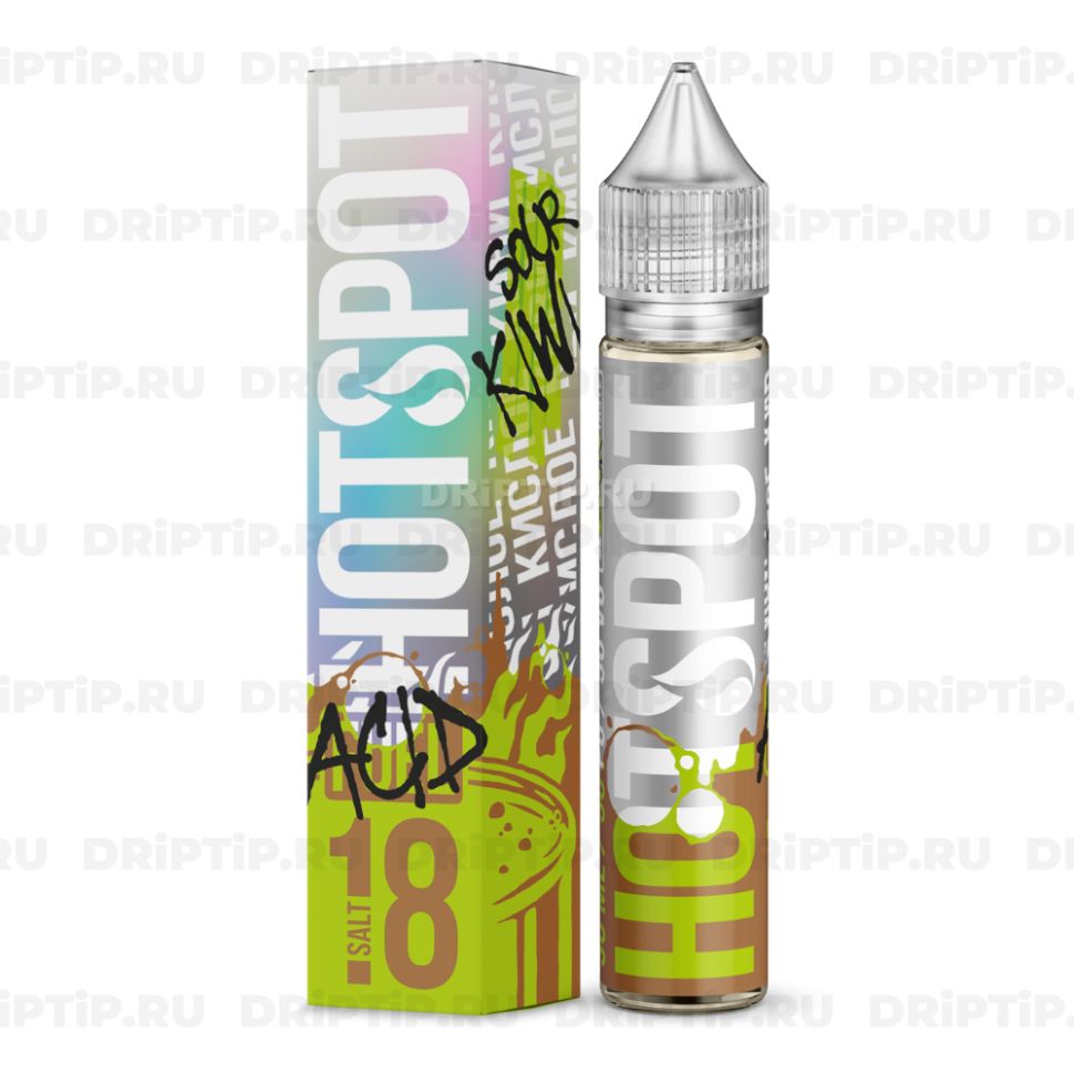 Жидкость Hotspot Sour Salt - Kiwi Acid / ПРОСРОЧЕНА 