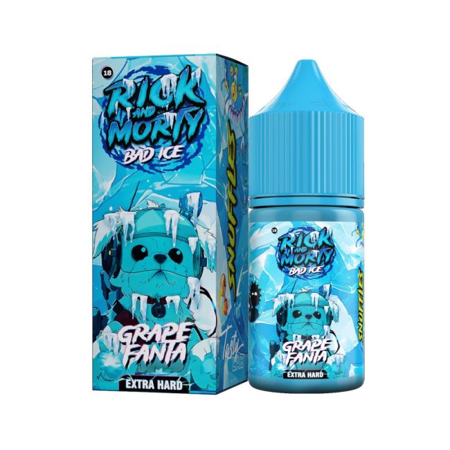 Жидкость Rick and Morty Salt Bad Ice - Виноградная Фанта 