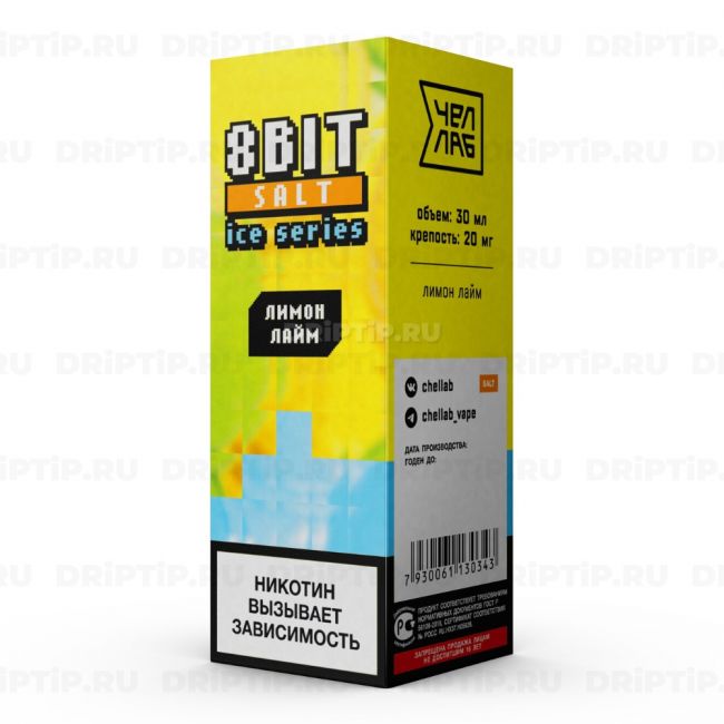 8 Bit On Ice Salt - Лимон Лайм