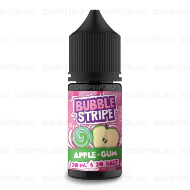 Bubble Stripe Salt - Apple Gum Bubble Stripe Salt - Apple Gum