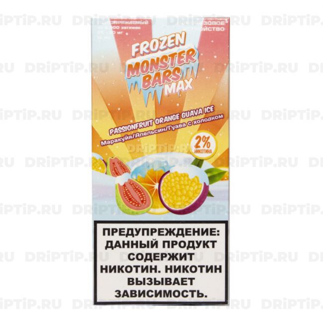 Monster Bars Max 6000 - Passionfruit Orange Guava Ice