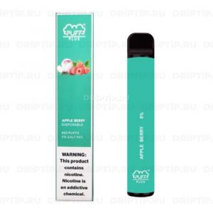 Одноразовая электронная сигарета Puff Bar Plus - Яблоко Малина