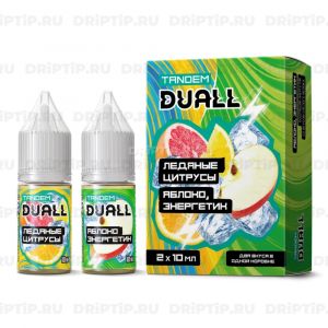 Duall Tandem Salt - Ледяные Цитрусы и Яблоко Энергетик