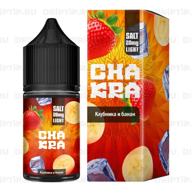 Жидкость Chakra Salt - Клубника и банан 