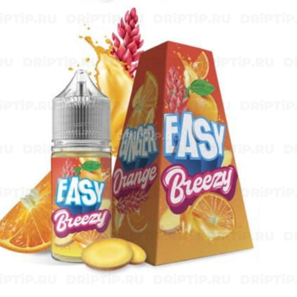Жидкость Easy Breezy Salt - Ginger Orange