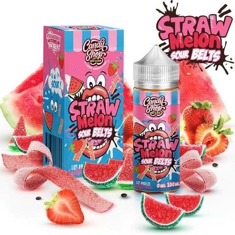 CANDY SHOP Straw Melon Sour Belts 3mg, 100ml