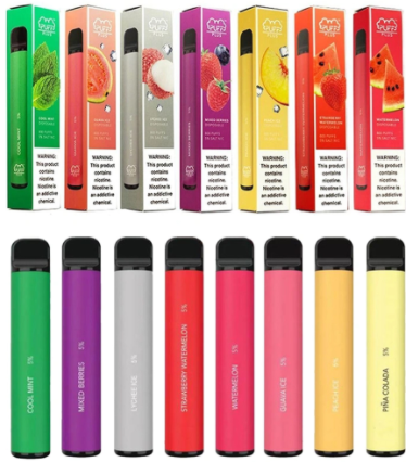 Одноразовая электронная сигарета Puff Bar Plus - Blueberry Raspberry Lemon