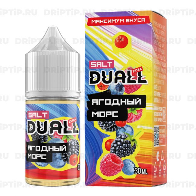 Жидкость Duall Salt Extra - Ягодный Морс Жидкость Duall Salt Extra - Ягодный Морс