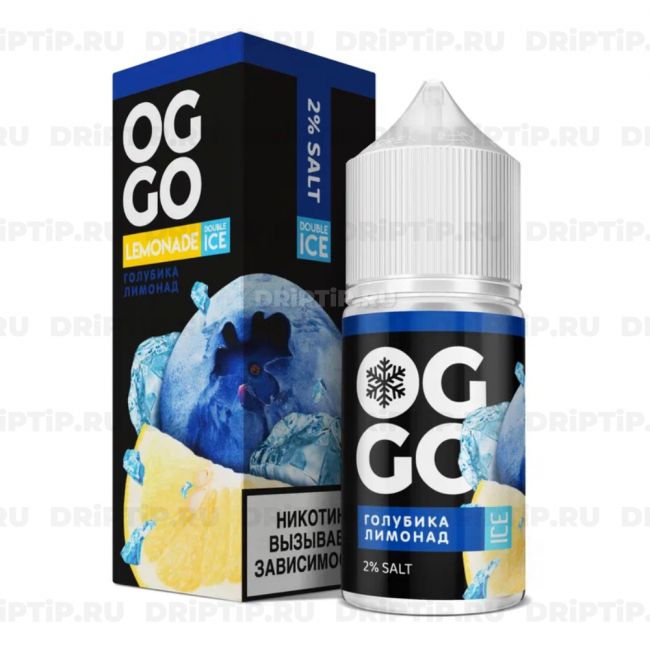 Жидкость Oggo Lemonade Ice Salt - Голубика Лимонад Жидкость Oggo Lemonade Ice Salt - Голубика Лимонад
