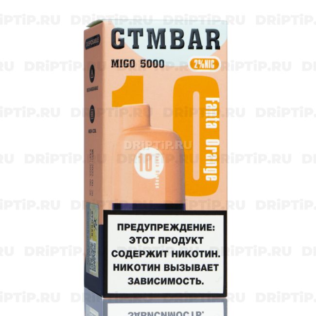 GTM BAR Migo 5000 - Fanta Orange