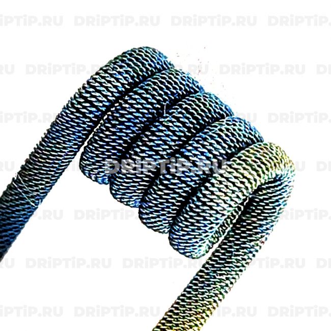 Green Mamba 2*0,5K+(4*2)0,1 NiCr, 3 мм, 5 витков, 0.13 ом Плата Green Mamba 2*0,5K+(4*2)0,1 NiCr, 3 мм, 5 витков, 0.13 ом Плата