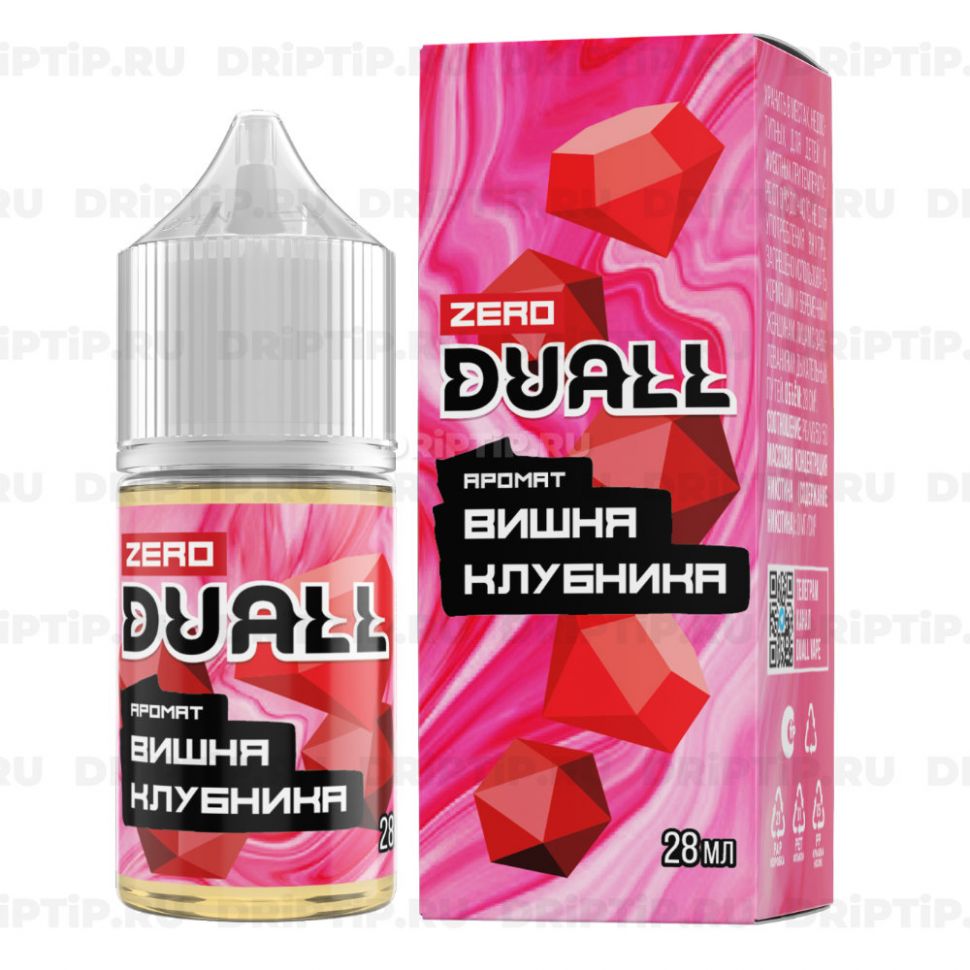 Жидкость Duall Zero - Вишня клубника