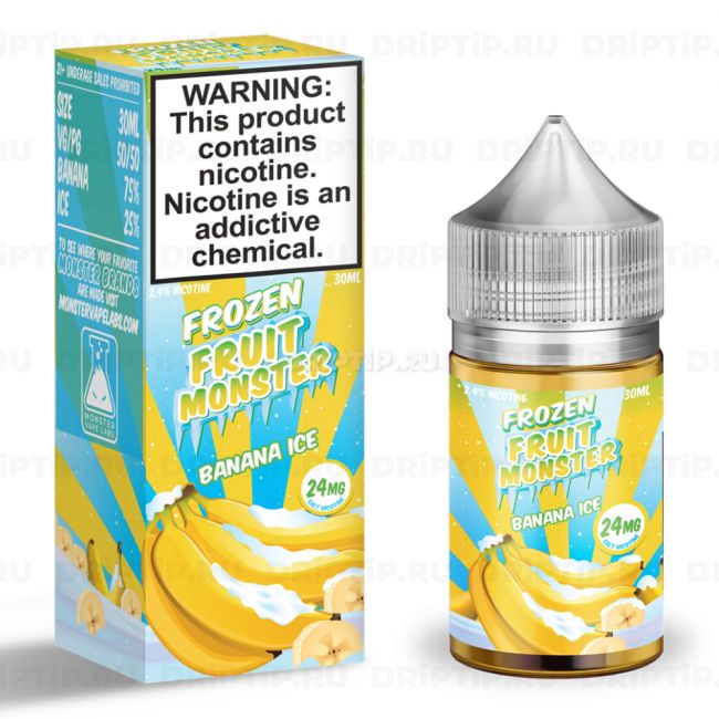 Жидкость Frozen Fruit Monster Salt - Banana Ice Жидкость Frozen Fruit Monster Salt - Banana Ice