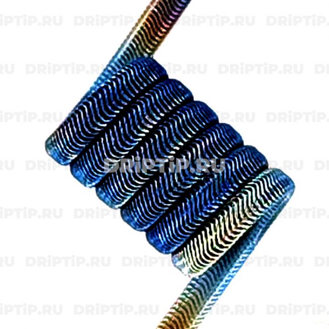 Diesel 2*025 нихр, 2,5мм, 6 витков, 0.75 ом MTL