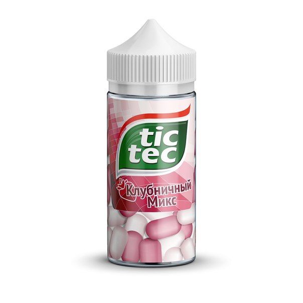 TIC TEC Клубничный микс 3mg 100ml TIC TEC Клубничный микс 3mg 100ml