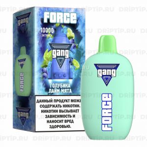 Gang Force 10000 - Голубика Лайм Мята