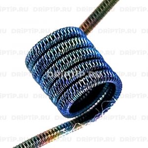 Staggered 2*025 кант, 2,5мм, 5 витков, 0.85 ом MTL