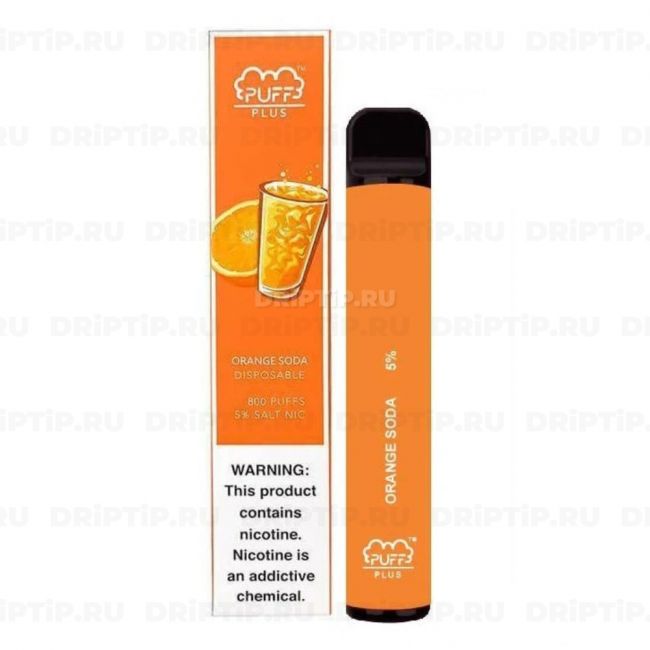 Одноразовая электронная сигарета Puff Bar Plus - Orange Soda