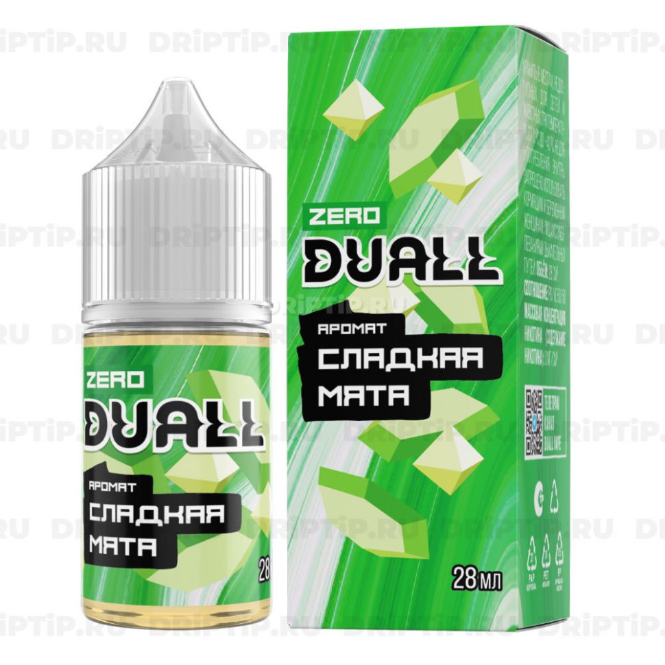 Жидкость Duall Zero - Сладкая мята