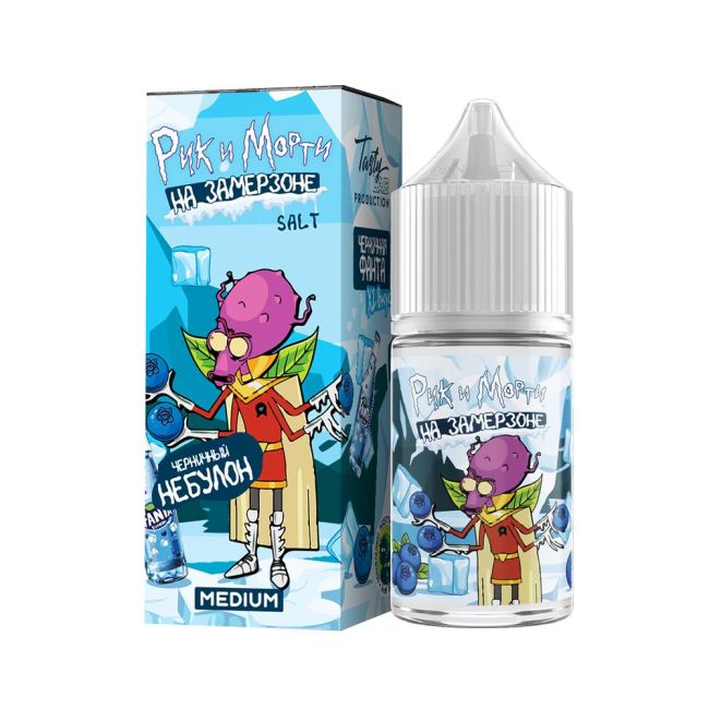 Жидкость Rick And Morty На Замерзоне - Черника Молоко 