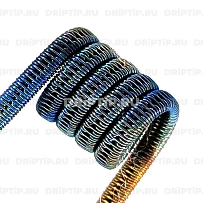 Staggered Fused 2*0,4K+0,15SS(NiCr), 3 мм, 5 витков, 0.13 ом Плата Staggered Fused 2*0,4K+0,15SS(NiCr), 3 мм, 5 витков, 0.13 ом Плата