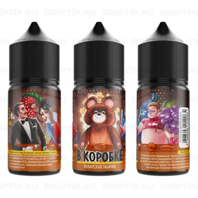 Жидкость В КОРОБКЕ - Январская табачка Жидкость В КОРОБКЕ - Январская табачка
